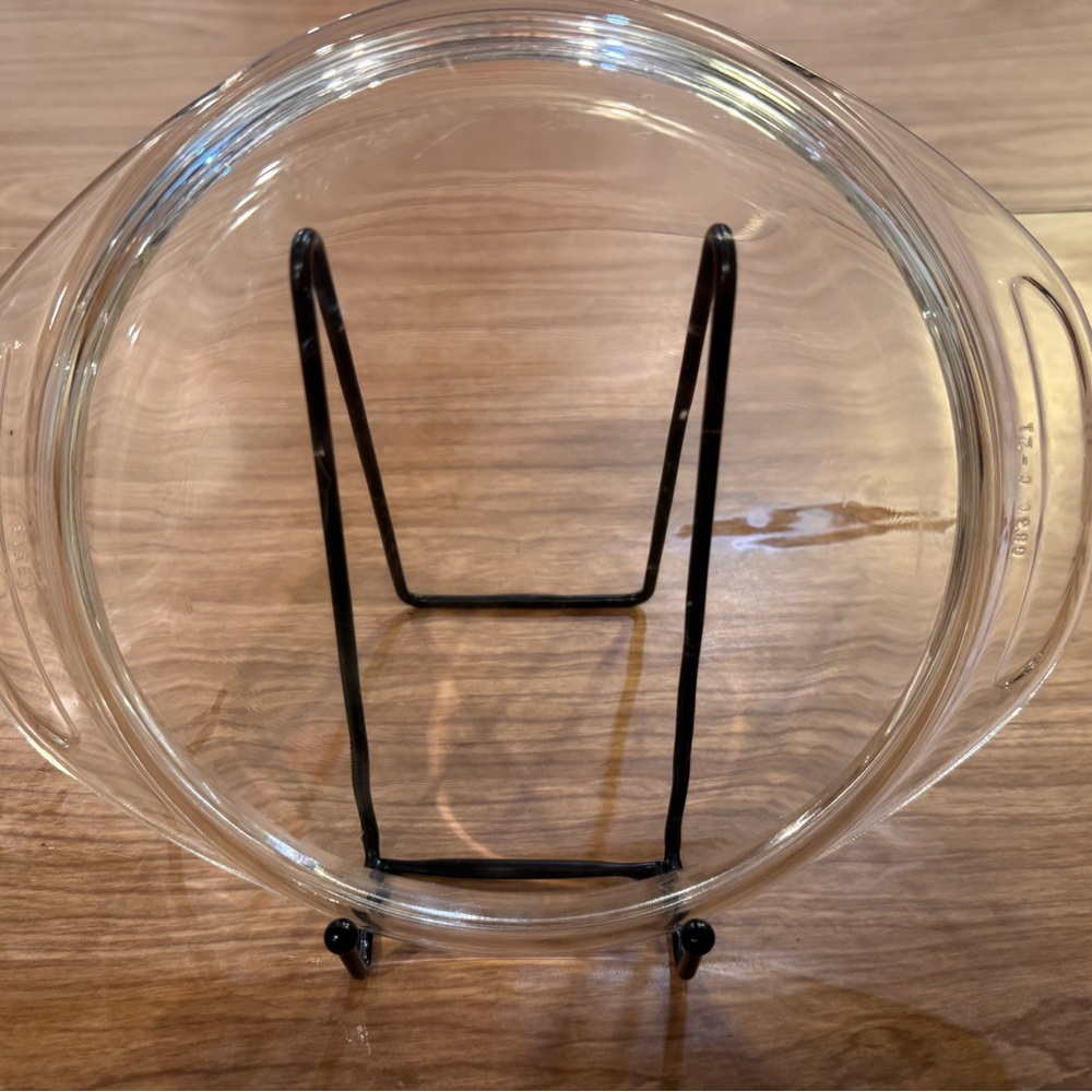 Pyrex 683-C Clear Round Replacement Lid Only with Tab Handles